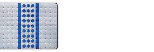 Posturepedic Spring mattress with targeted support illustration flipped