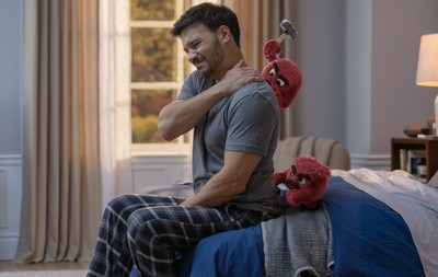 A man plagued by bed aches