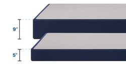 Sealy flat foundation height comparison