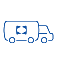 Delivery Truck Icon - Blue