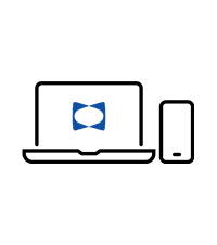 Order Online icon - black and red