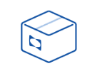 Icon of shipping box