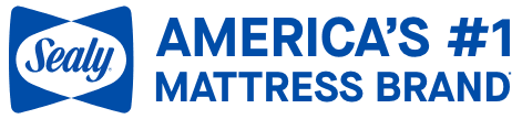 blue logo of America's number one mattress