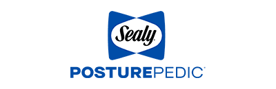 Posturepedic Logo with Sealy butterfly frame